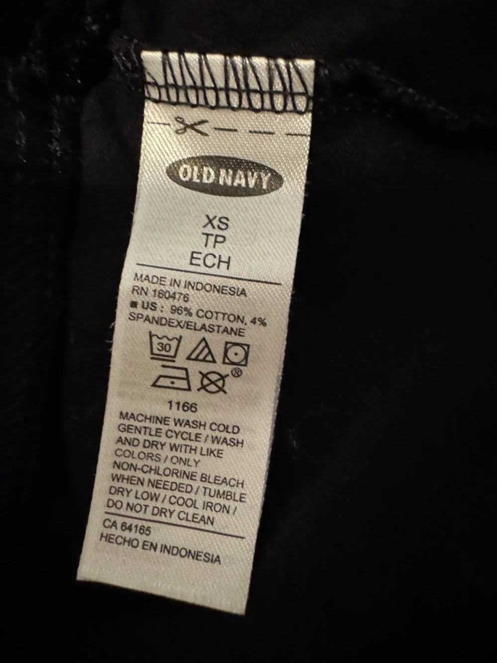 Old Navy Kids Girls Leggings Size‎ XS Black Basics Layering Play